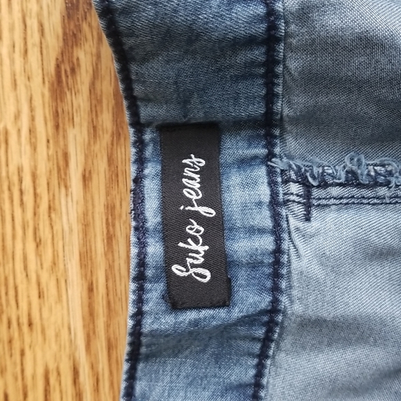 (10) Suko Jeans Denim Look Comfy 100% Tencel Women's Shorts Vacation - Picture 2 of 9